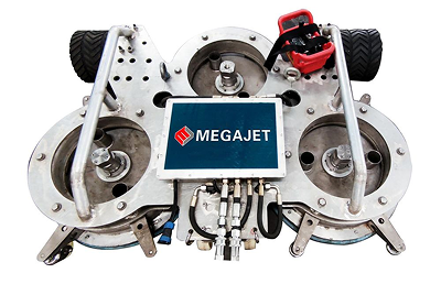 Трёх-дисковый робот для очистки