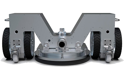 Робот для удаления краски с наружных панелей корпуса